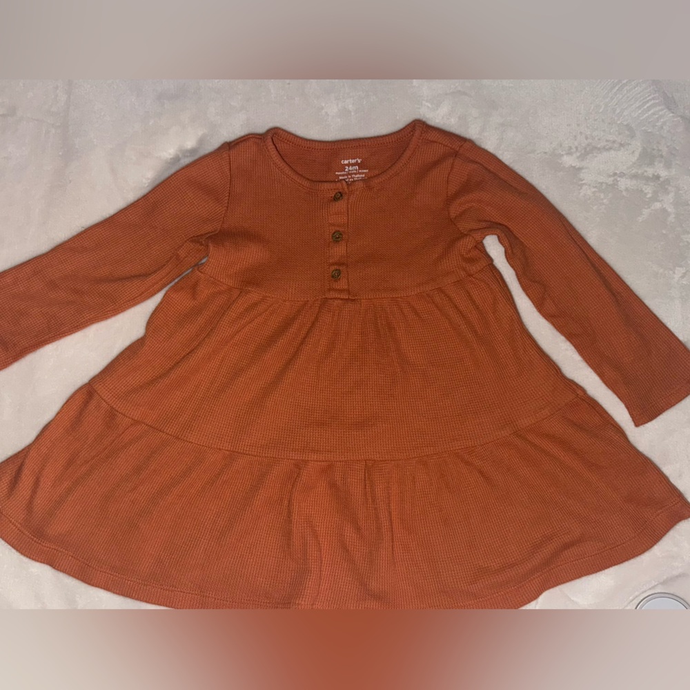 Carter's Kids Dress in Vibrant Orange